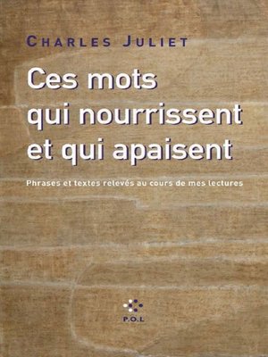 cover image of Ces mots qui nourrissent et qui apaisent